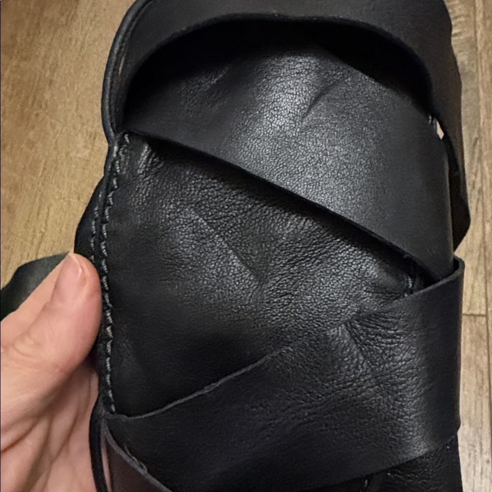 Chloe Black Heeled Boots with Ribbon Detail - Picture 7 of 16
